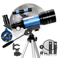 1 x RAW Customer Returns Aomekie Telescopes for Kids 70mm Astronomical Telescopes with Tripod Phone Adapter Moon Filter for Stargazing and Bird Watching - RRP €58.6