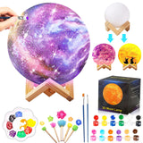 6 x RAW Customer Returns Craft set moon lamp painting set, artist supplies for production and painting, girls gift ideas painting toys birthday gifts, for children 3-12 years - RRP €107.88