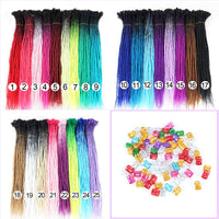 3 x Brand New Synthetic Dreads Dreadlock Extensions Reggae Hair Nepal For Hippie Tribal 24inch 24inch - RRP €49.5