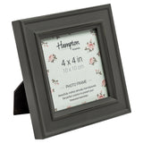 2 x RAW Customer Returns Hampton Frames picture frame Paloma square, wood, grey, 4x4 10x10cm  - RRP €26.2