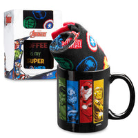 1 x RAW Customer Returns Marvel Mug and Socks Avengers Mug Gift Set Multi-Colour  - RRP €18.14