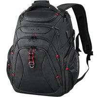 1 x RAW Customer Returns KROSER Travel Laptop Backpack 17.3 XL with Pockets RFID Port and Waterproof Backpack for Travel University Business College Men Women Backpack - RRP €55.99