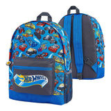 1 x RAW Customer Returns Hot Wheels School Backpacks, School Supplies for Children, Children s Backpack with Car Prints for School Travel Sports, Original Gifts for Boys Girls and Teenagers - RRP €22.34