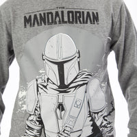 1 x RAW Customer Returns Star Wars Mandalorian Pajamas Mandalorian Boy s Pajamas Boy s Pajamas Gray 9-10 years - RRP €24.05