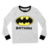 1 x RAW Customer Returns DC Comics Boys Batman Pajamas Slim Fit Gray 122 - RRP €18.05