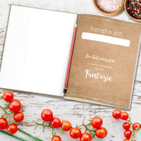 1 x RAW Customer Returns Recipe book for writing yourself in a practical A5 format - Practical with register and hardcover - Also ideal as a gift - from Sophie s Card World - RRP €10.07