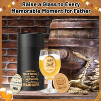 10 x Brand New R HORSE Christmas Father Beer Glass Gifts for Dad Grandpa Engraved Beer Mug with Lid and Thank You Card Personalized Beer Birthday Gift Idea Christmas Gifts Father s Day Gift - RRP €284.4