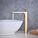 1 x RAW Customer Returns Beelee Modern Single Handle Bathroom Mixer Tap Single Lever Single Hole Brushed Gold BL6682BGH - RRP €79.99