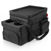 6 x Brand New INFIVITA Waterproof Car Organizer with Lid, Car Cooler Bag with Cup Holder and Tissue Box - RRP €215.94