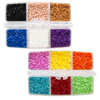 1 x RAW Customer Returns Panduro Hama iron-on beads Midi in a stackable storage box - 12,000 pieces of colorful beads in 12 colors - craft set for children from 5 years - RRP €33.18