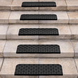 1 x RAW Customer Returns Spurtar set of 5 rubber mats, stair tread mats, anti-slip mat, stair carpet, anti-slip step mat, stair carpet for indoor and outdoor carpet, rubber mats - RRP €38.3