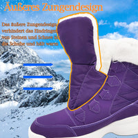 1 x RAW Customer Returns ZYLDK Women s Winter Boots Winter Shoes Warm Lined Winter Boots Snow Boots Non-Slip Hiking Shoes Purple EU39 - RRP €30.24