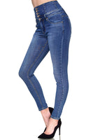 1 x RAW Customer Returns Elara Women s Jeans Stretch Skinny High Waist Chunkyrayan EL60D2 Blue-54 7XL  - RRP €32.95