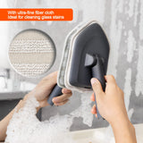 2 x RAW Customer Returns Scrubber with handle 4-in-1, bathroom cleaning brush, includes scrubbing brush, 2 sponge cloths and microfiber cloths, 142 cm telescopic tile brush, for cleaning bathtubs, floors, surfaces, gaps. - RRP €39.98