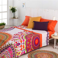 1 x RAW Customer Returns COTTON ARTean Mandala bed sheet set 90 x 190 200. 100 COTTON. - RRP €32.9