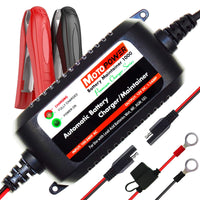 1 x RAW Customer Returns MOTOPOWER MP00206A 12V 1.5Amp Fully Automatic Battery Charger Maintainer for Cars, Motorcycles, ATVs, RVs, Powersports, Boats and More. Smart, Compact and Eco-Friendly - RRP €27.54