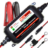 1 x RAW Customer Returns MOTOPOWER MP00206A 12V 1.5Amp Fully Automatic Battery Charger Maintainer for Cars, Motorcycles, ATVs, Campers, Powersports, Boats and More. Intelligent, Compact and Ecological - RRP €27.54