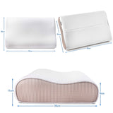 1 x RAW Customer Returns TCZ Memory Foam Pillow, Ergonomic Neck Pillow for Neck Support, Orthopedic Neck Pillow for Side Sleepers, Anti Snoring, Breathable Pillowcase - RRP €28.0