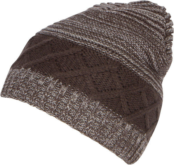 1 x Brand New Sakkas BN171 - Basile Soft and Warm Everyday Commuter Knit Hat Beanie Unisex - 1761-pull Gray - OS - RRP €22.8