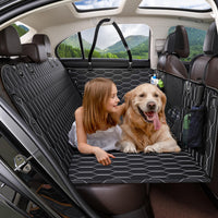 1 x RAW Customer Returns TantivyBo Back Seat Extender for Dogs, 100 Waterproof Dog Hammock for Car Travel Camping Mattress Bed Pets Dog Seat Protector for Cars Trucks SUVs Black - RRP €95.78