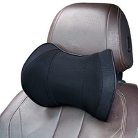 1 x RAW Customer Returns Car Headrest Pillow Memory Foam - Car Seat Neck Pillow for Driving, Comfortable, Breathable, Black - RRP €23.98