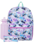 1 x RAW Customer Returns Lilo and Stitch backpack 3 pieces Backpacks, drinking bottle, pencil case Lilo and Stitch school bag set Multi-colored - RRP €34.99