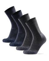 1 x RAW Customer Returns DANISH ENDURANCE Pack of 2 Premium Merino Wool Hiking Socks, Trekking, Anti-Chafing, Multicolor 1 x Navy Blue, 1 x Grey, 43-47 - RRP €30.95