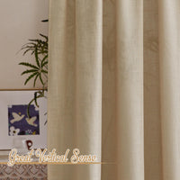 1 x RAW Customer Returns PONY DANCE Linen Curtain with Ruffle Tape Living Room Curtains Linen Set of 2 H 245 x W 140 cm Linen Curtains Semi-Transparent Curtains Boho Curtains Linen Look Ruffle Tape, Khaki - RRP €37.26