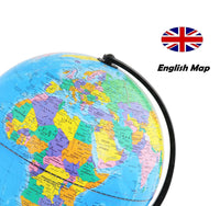 1 x RAW Customer Returns Exerz 30cm Student Globe - English Map - Globe Education Rotating - Educational Geographical - Teaching Material Globes Political Map - Diameter 30cm - RRP €41.39