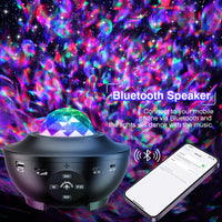 1 x RAW Customer Returns IKHDCYH Starry Sky Projector, LED Smart WiFi Galaxy Night Light RGB Dimming, Star Projector Lamp with Alexa Google Assistant, Decorative Light with Bluetooth Speaker for Adults Children - RRP €33.99