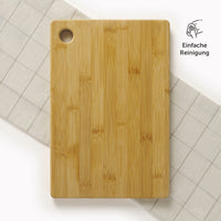 1 x RAW Customer Returns Blumtal Bamboo Cutting Board Carlota Set of 3 - Chopping board with hole for hanging, kitchen helper made of 100 bamboo with silicone base - RRP €19.99