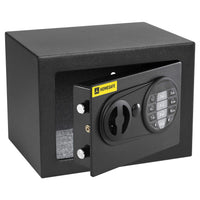 1 x RAW Customer Returns HomeSafe HV17E Electronic Safe 17x23x17cm HxWxD , Charcoal Satin Black - RRP €39.72