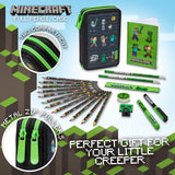 1 x RAW Customer Returns Minecraft Pencil Case for Kids Boys Pencil Case 2 Compartments School Supplies - RRP €24.44