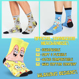 1 x RAW Customer Returns SPONGEBOB SQUAREPANTS Funny Socks Men, Pack of 5 Swammhead Colorful Socks Men Set Multicolored, 39-44 EU  - RRP €20.11