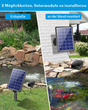 1 x RAW Customer Returns Biling Solar Pond Aerator, 3.5W Solar Pond Aerator with 2200mAh Battery Solar Oxygen Pump for Pond Air Pump Aquarium Oxygen Pond, Solar Pond Aerator for Water Circulation in the Garden - RRP €33.26