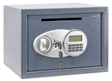 1 x RAW Customer Returns Genie Hand Electronic Wall and Cabinet Deposit Safe Medium Safe with Combination Code and B-Class Key Lock and Anti-Bounce System Money Safes - RRP €130.0