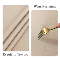 1 x RAW Customer Returns XWZO Rectangular tablecloths, washable, wipeable table linen, water-repellent table cloth, table linen, stain protection, 1 piece, 135 x 200 cm, cream - RRP €20.16