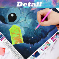 1 x Brand New YALKIN 5D Diamond Painting Diamond Painting Pictures Cartoon Diamond Art Adult Full DIY Diamond Art Painting Embroidery Set Cross Stitch Pictures Home Wall Decor Christmas 30x40cm - RRP €20.4