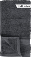 1 x RAW Customer Returns Utopia Towels - Cotton towel set - 100 cotton, 41x71 cm - pack of 6 grey  - RRP €20.99