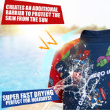 1 x RAW Customer Returns Marvel Boys Swimsuit Spiderman Avengers Boys Swimming Swimsuit Short-Sleeve Boy s Swimsuit One Piece for Beach Pool Boy s Clothing 3-10 Years Red Navy Blue Avengers, 7-8 years  - RRP €19.67