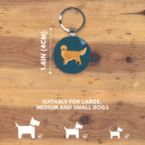 1 x RAW Customer Returns DISONTAG Dog Tags, Personalized Dog Tag, Pet Tags, Dog Identification Tag, 41 Realistic Patterns, Unique Information Display Modifiable - RRP €16.8