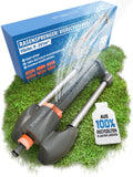 1 x RAW Customer Returns STONE REEF lawn sprinkler 9-251m2 for garden irrigation - 20 nozzles, sprinkler for irrigation, sprinkler for lawns areas, sprinkler system can be lowered - RRP €19.99