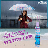 1 x RAW Customer Returns Disney Stitch Folding Umbrella Lightweight Automatic Pocket Umbrella Women Girl Teen Girls Lilo and Stitch - RRP €20.16