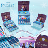 1 x RAW Customer Returns Disney Frozen Painting Case for Girls with Crayons and Colored Pencils 40 Pieces Frozen Coloring Toys Girl Color Case Gifts for Girls 3 Years Old Multicolor Frozen  - RRP €22.99