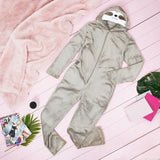 1 x RAW Customer Returns CityComfort Jumpsuit Women s Cuddly Fleece One-Piece Pajamas Onesie Women s S-XL Sloth Beige, XL  - RRP €30.43