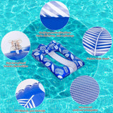 17 x Brand New Ltteaoy Inflatable Water Hammock Swimming Bed, Floating Air Mattress with Net and Inflatable Pillow, Water Hammock for Adults and Children, 150 kg Air Mattress Pool for Summer Pool Parties - RRP €135.83