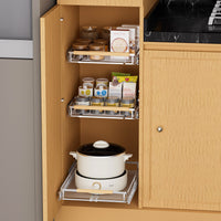 1 x RAW Customer Returns SANNO Pull Out Cabinet, Sliding Shelf Organizer, Pots and Pans, Under Sink, Expandable Shelf with Sliding Drawer for Closet, Home, Kitchen, Bathroom 1 Pack  - RRP €45.99