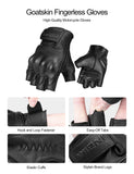 4 x Brand New INBIKE Cycling Gloves Men Women Motorcycle Gloves Half Finger Breathable Hard Protection Cycling Gloves Goat Leather for Cycling Motorcycle M CM201  - RRP €161.24