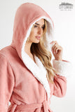 1 x RAW Customer Returns CityComfort Women s Fluffy Fleece Dressing Gown Women s Dressing Gown Women Pink, L  - RRP €24.79