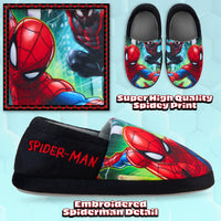 1 x RAW Customer Returns Marvel Spiderman Slippers Kids Avengers Kids Slippers Black Spiderman, numeric 32  - RRP €22.07